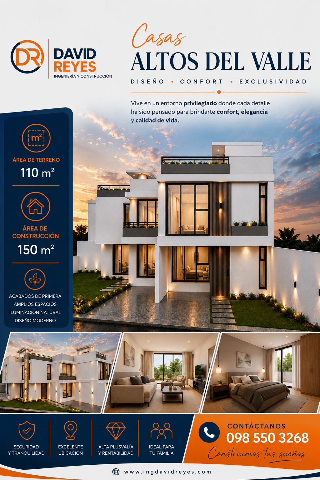 Casas Amable María – Altos del Valle · Imagen referencial del material comercial