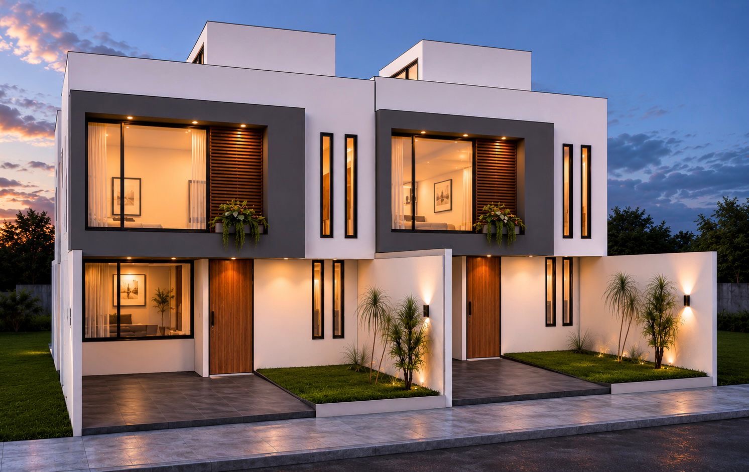 Render de Casas Sol de los Andes